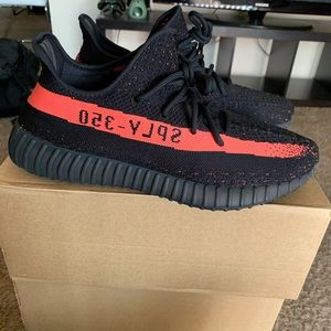 Adidas Yeezy Boost 350 V2 Core Black Red Size 12